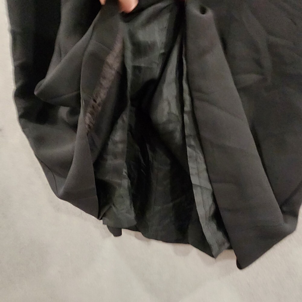 Vintage Y2K Talbots Midi Dress Black Career LBD Little Black Dress 14 Lined - Picture 7 of 12